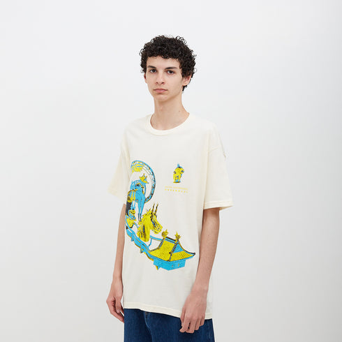 Evisen Fuji Q T-Shirt Cream 173720134 Degli Uberti